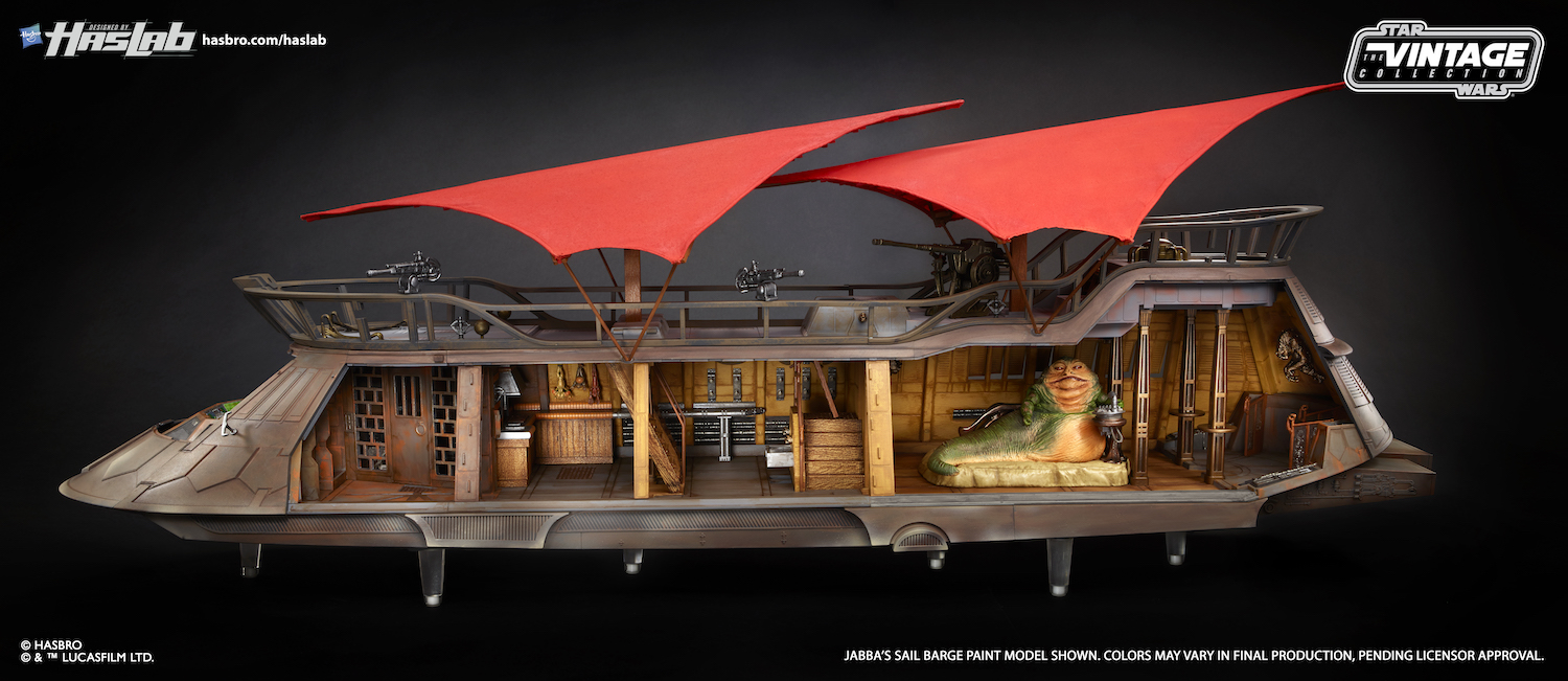 jabba's sail barge playset