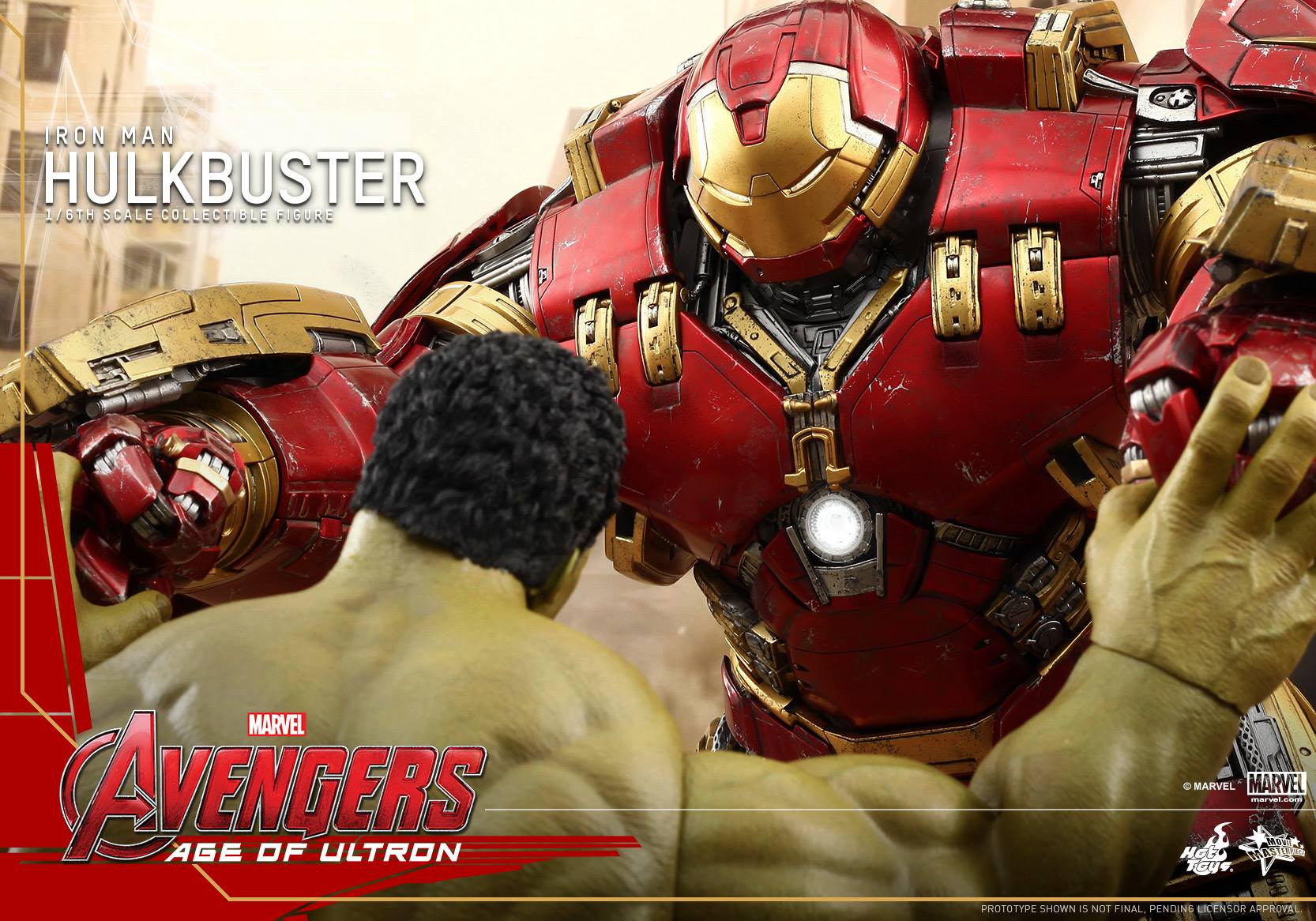 harga hot toys hulkbuster