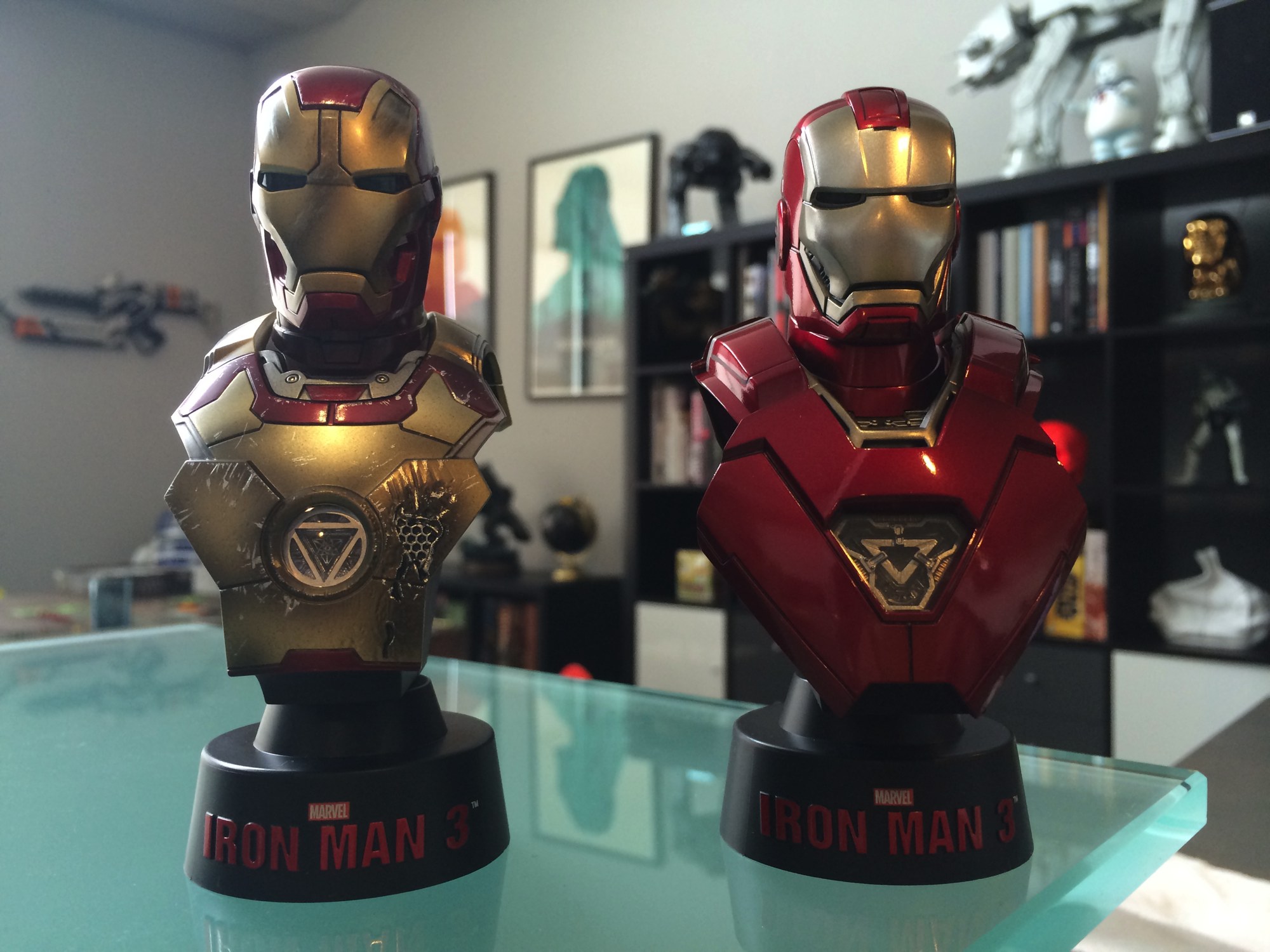 Cool Stuff Hot Toys Iron Man 3 Mini Busts Deluxe Set