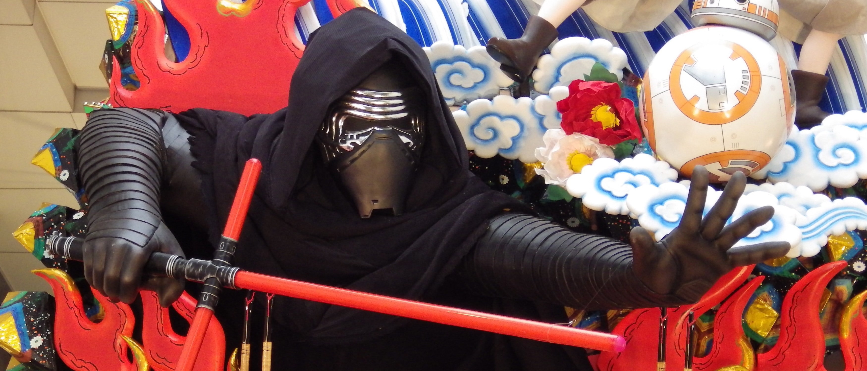 mardi gras star wars float