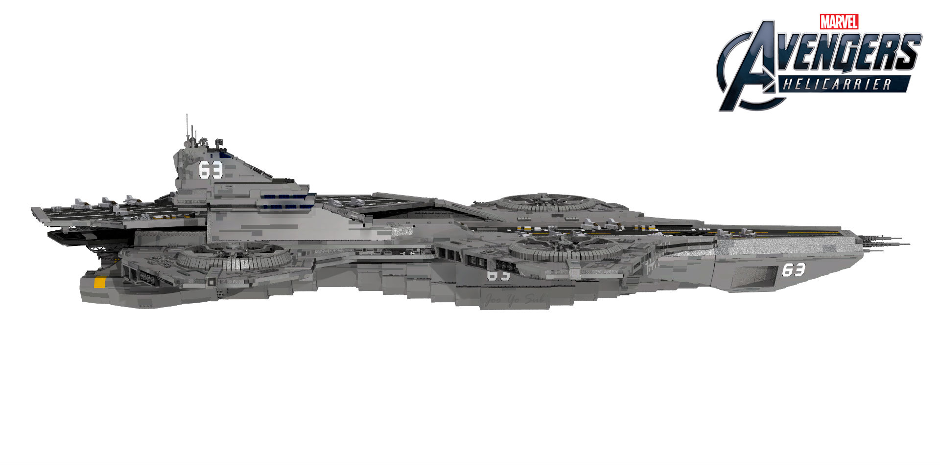 helicarrier model kit