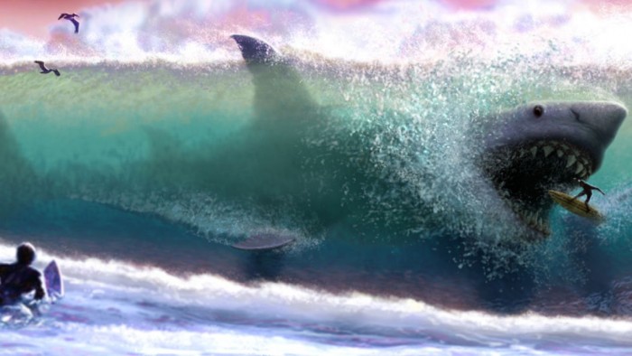 the meg photo a very big shark lurks beneath unsuspecting the meg photo a very big shark lurks beneath unsuspecting