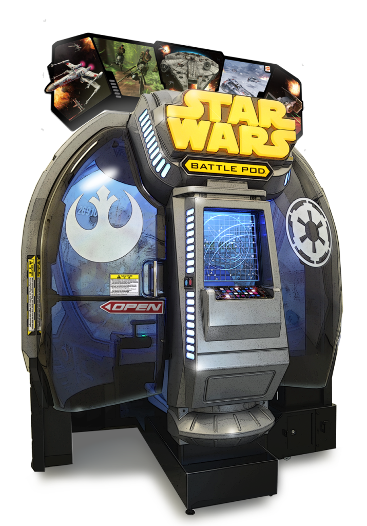 Review New Star Wars Arcade Game 'Star Wars Battle Pod'; See Photos