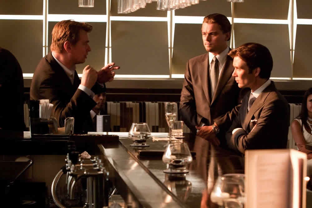 Christopher Nolan directing Inception