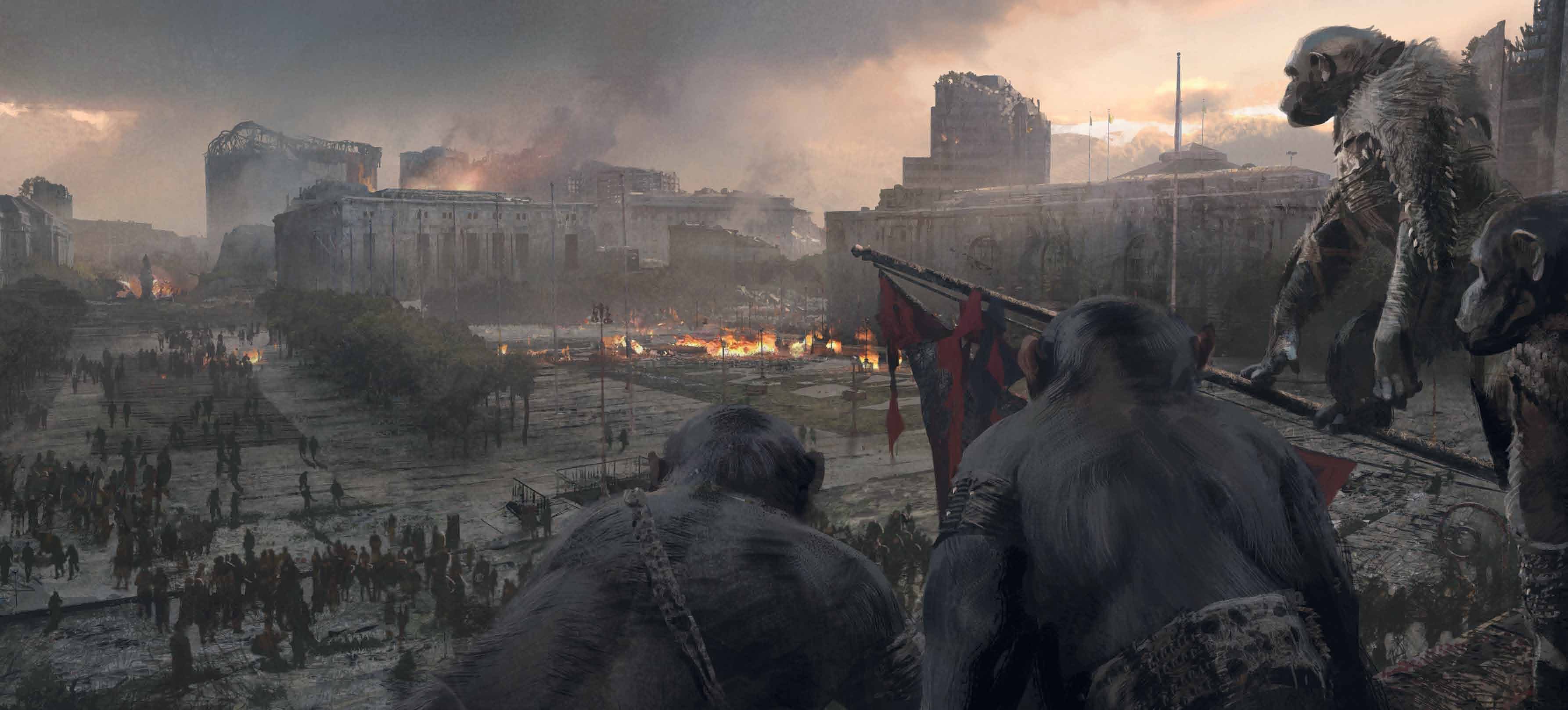 Dawn Of The Planet Of The Apes Concept Art www.slashfilm.com