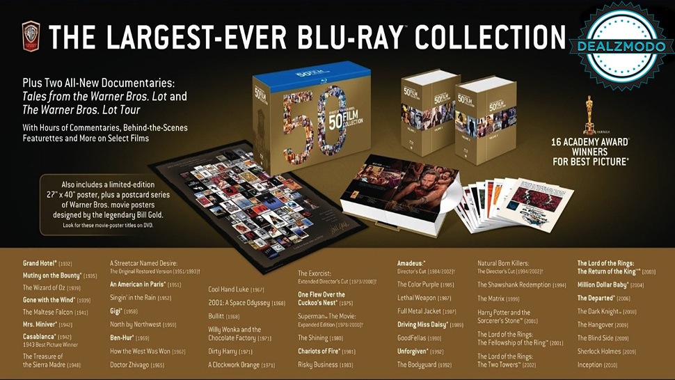 Geek Deal The Largest BluRay Collection Ever For Only 178.99