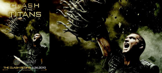 Clash of the titans poster tease Clash of the titans poster tease