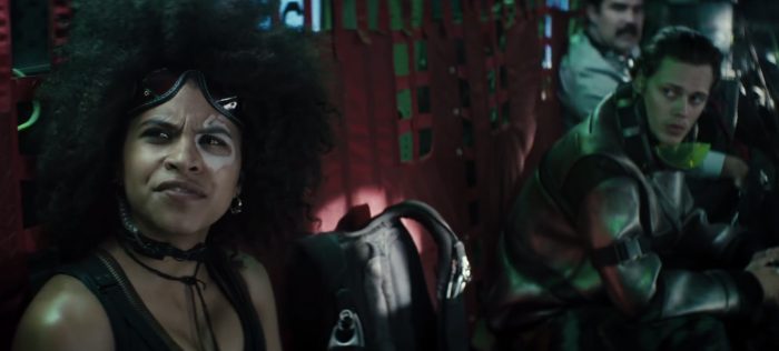 Deadpool 2 - Zazie Beetz and Bill Skarsgard