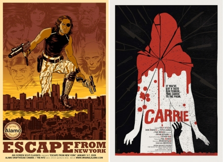 escape from new york and carrie posters