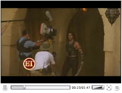 ET Visits the Set of Prince of Persia