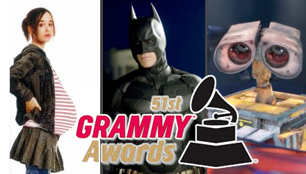 grammy awards juno wall-e dark knight