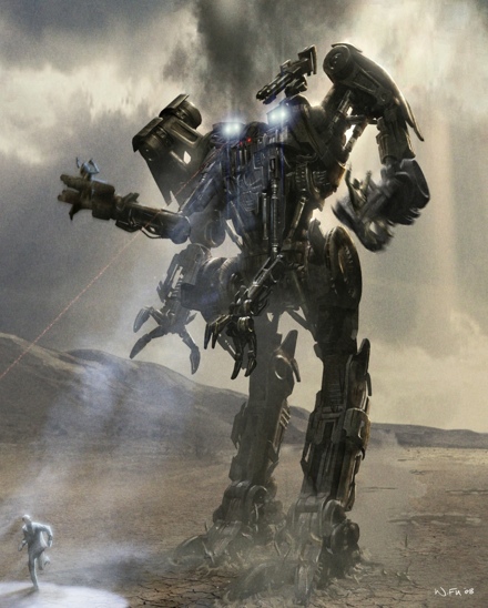 harvester concept art terminator salvation