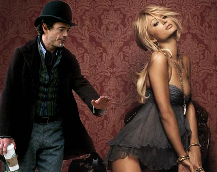 paris hilton sherlock holmes