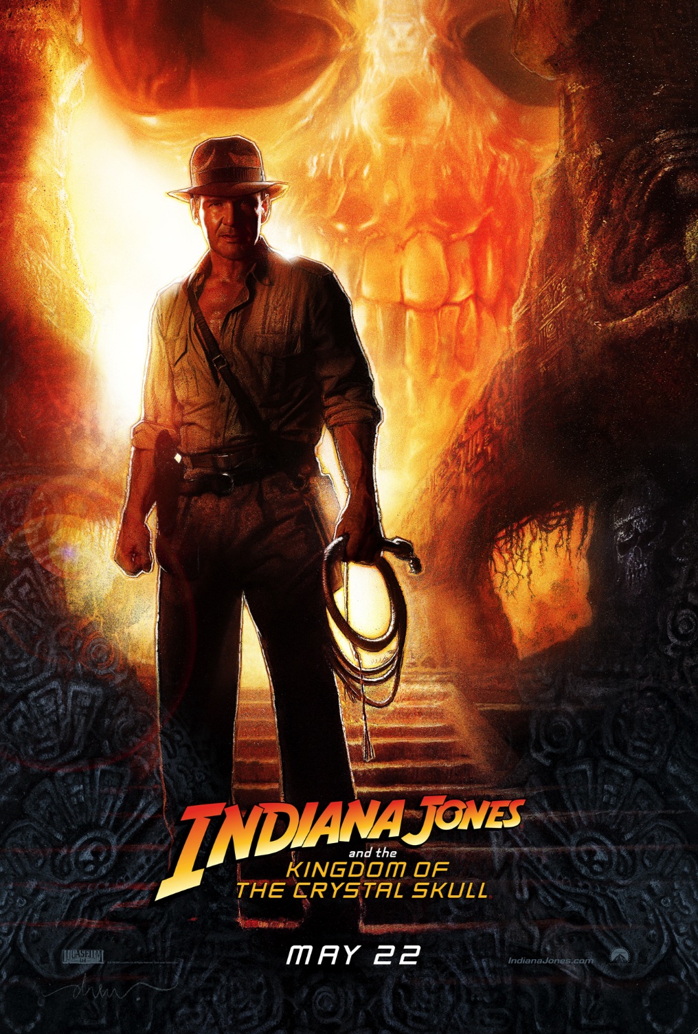 Indiana Jones and the Kingdom of the Crystal Skull Teaser Poster