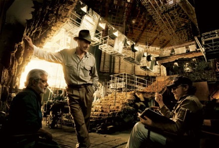 New Indiana Jones Behind the Scenes Photo