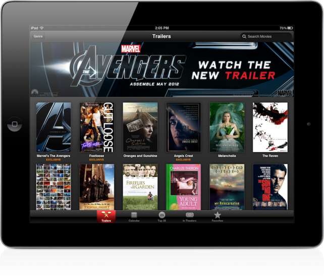 Apple Releases iTunes Movies Trailers App For iOS