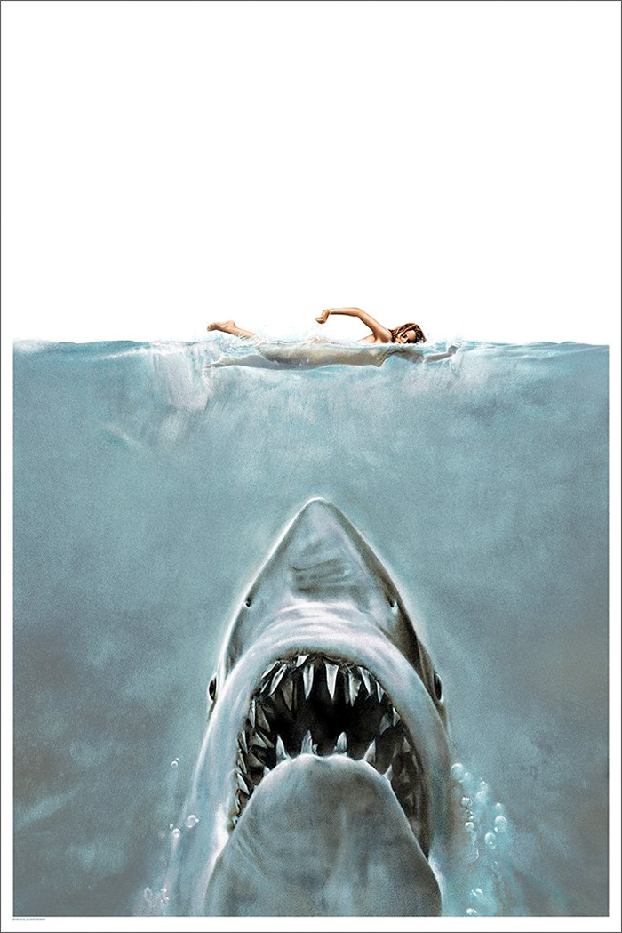 homage/tribute artwork Print open edition 1975 Jaws 