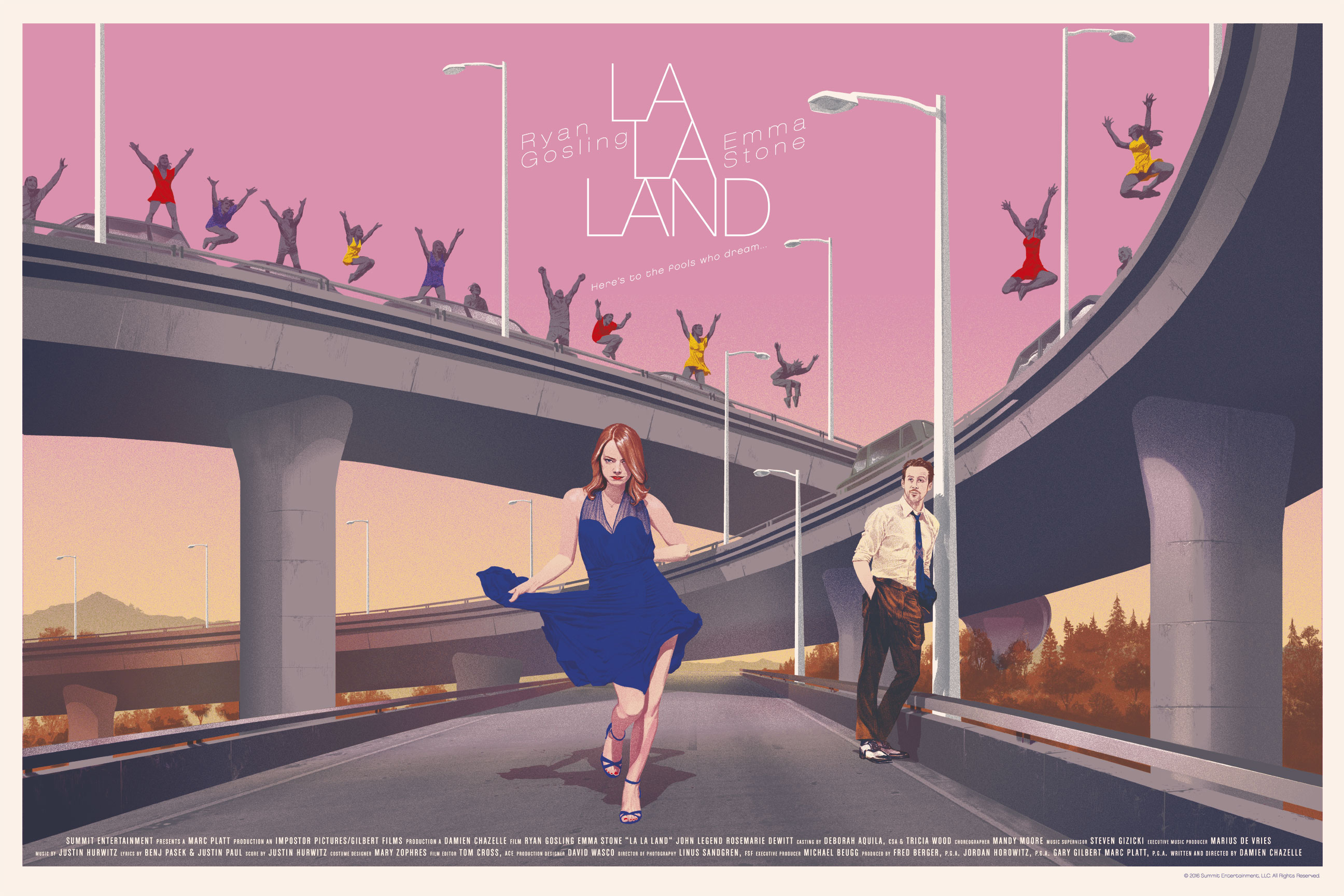 Manager Slagter folkeafstemning Cool Stuff: Three Stunning 'La La Land' Prints Are For The Fools Who Dream