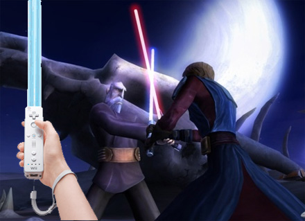 Nintendo Wii Lightsaber Game Nintendo Wii Lightsaber Game