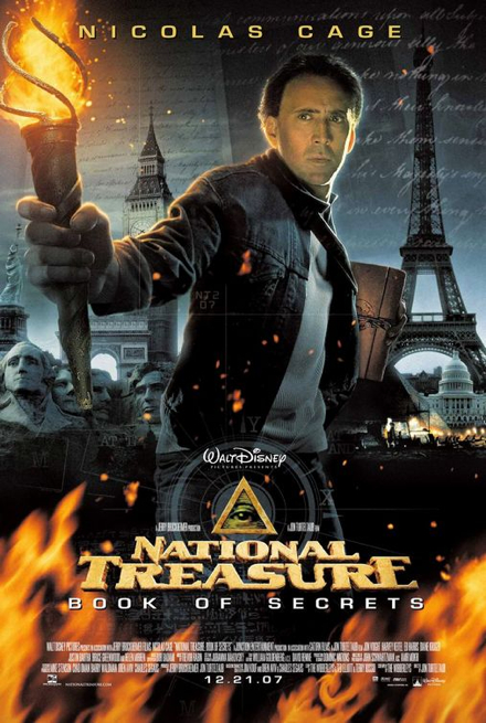  movie we saw, National Treasure: Book 