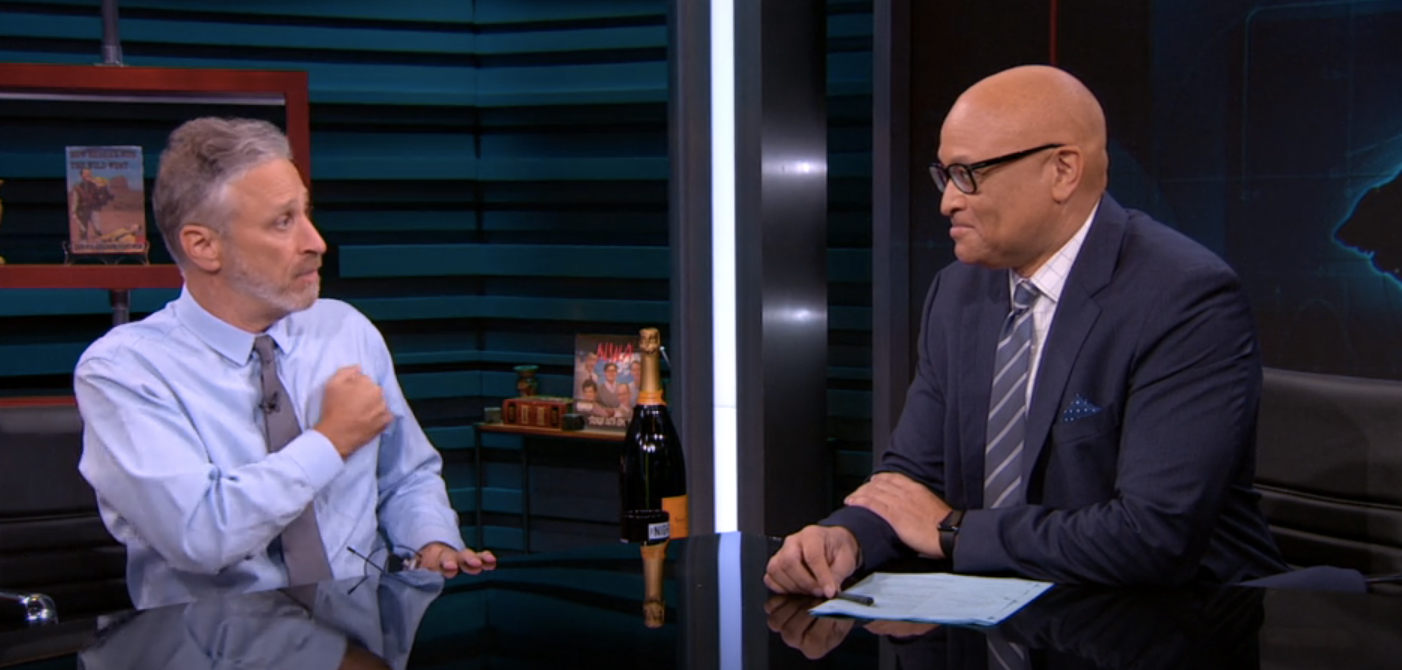 VOTD Jon Stewart Stops By The Last Episode Of Larry Wilmore's 'The