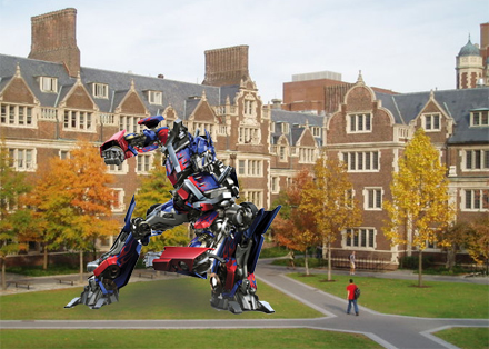 Transformers News: TF2 Filming At University of Pennsylvania?