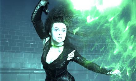 Bellatrix Lestrange in battle