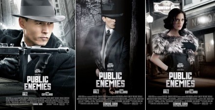 Public Enemies Character posters Public Enemies Character posters