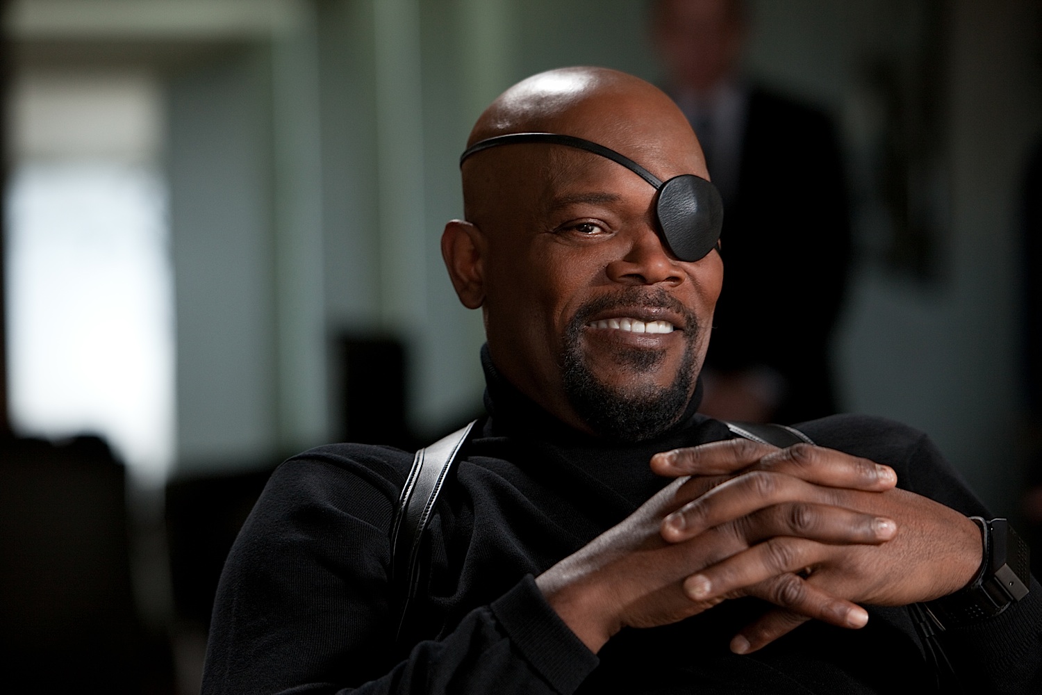 Heh heh heh heh... Nick Fury, mothafuckas.