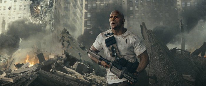 Dwayne Johnson in Rampage