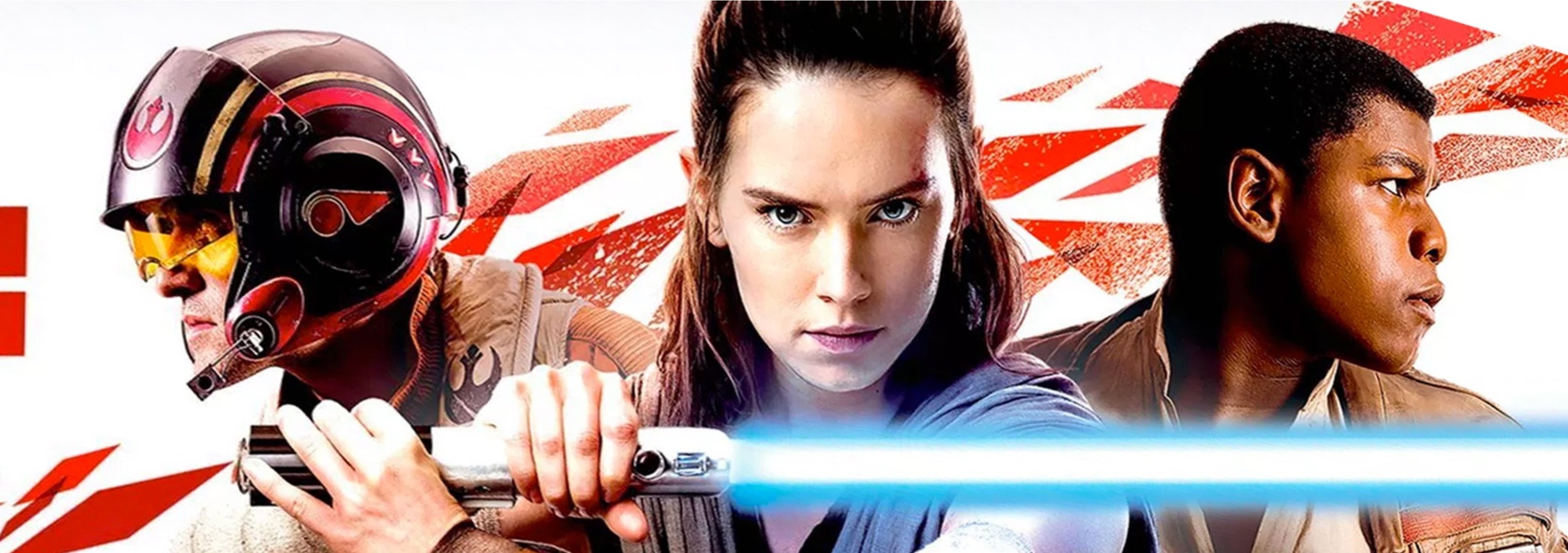 Star Wars The Last Jedi Reveals Finn Rey And Poe In Force Friday Ii
