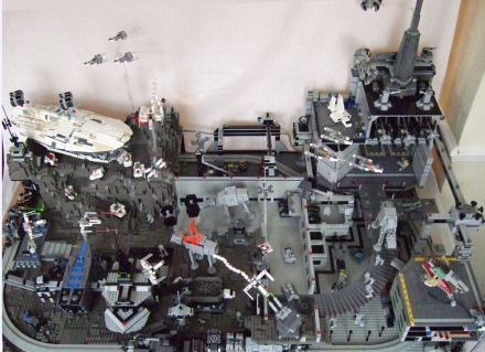 star wars lego diorama