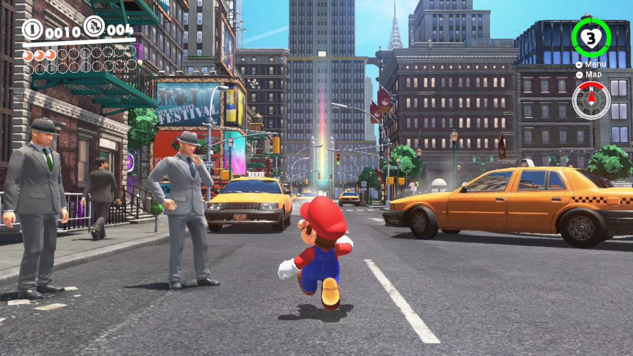 super mario odyssey water world
