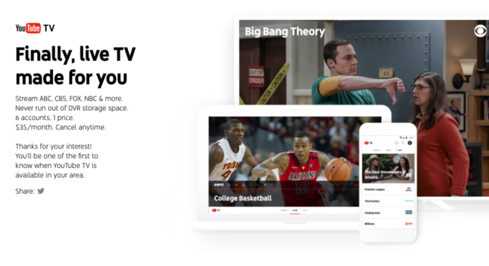 YouTubeTV Announced: How Is This Live TV Service Different?