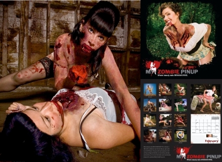 zombie pin up calendar. The My Zombie Pinup Calendar