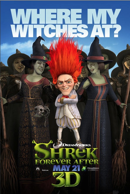 Shrek Forever After Character Banner