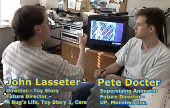 John Lasseter and Pete Docter John Lasseter and Pete Docter