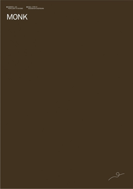 Minimalist posters for your favorite TV shows