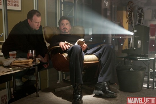 Iron Man 2 behind the scenes