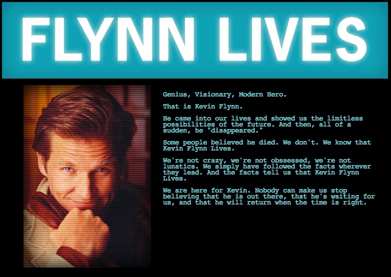 Tron Flynn Lives