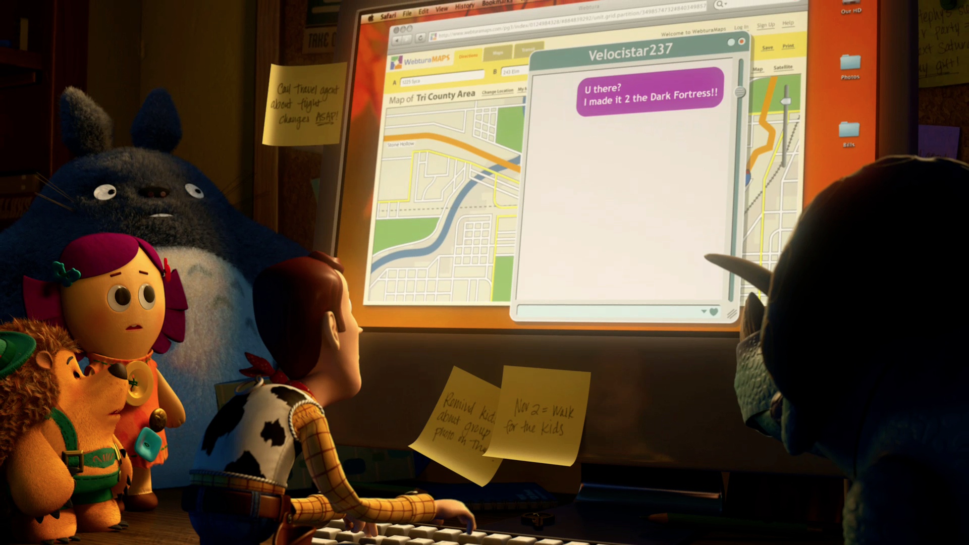 Pixar Easter Eggs- Boo In Toy Story 3 