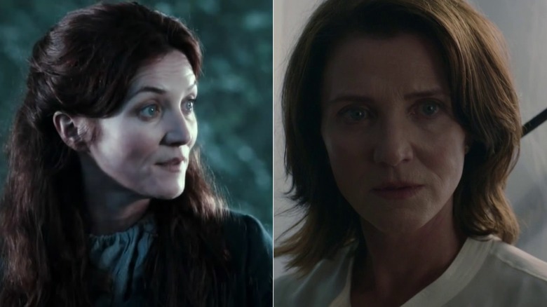 Michelle Fairley as Catelyn on Game of Thrones and as Marian on Gangs of London