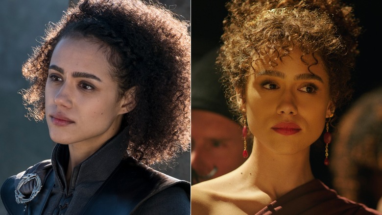 Nathalie Emmanuel as Missandei on Game of Thrones and as Julia in Megalopolis