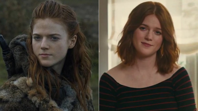 Rose Leslie as Ygritte on Game of Thrones and as Clare in The Time Traveler's Wife