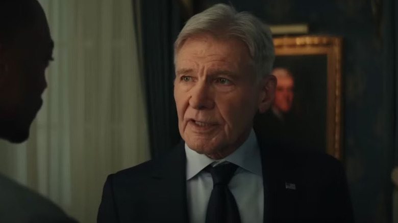 Harrison Ford as Ross talking to Sam in Captain America Brave New World