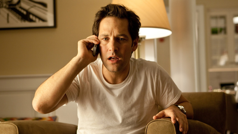 Paul Rudd as George on the phone in How Do You Know
