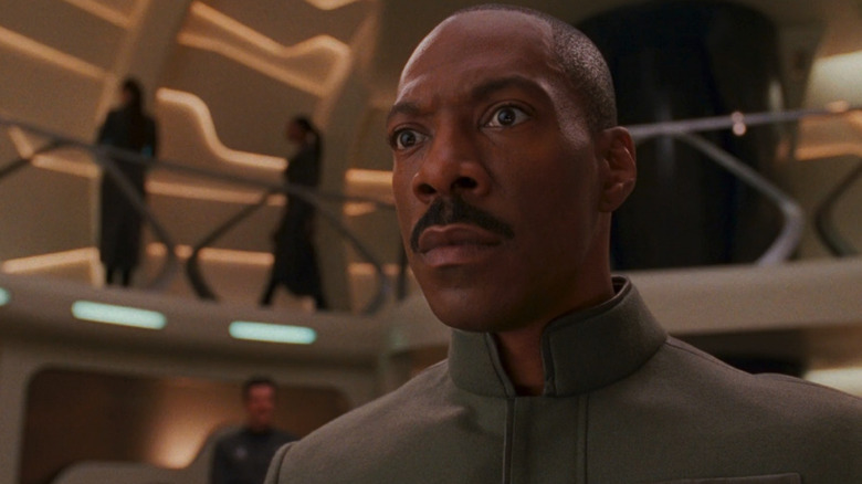 Eddie Murphy looks concerned as Dave in Meet Dave
