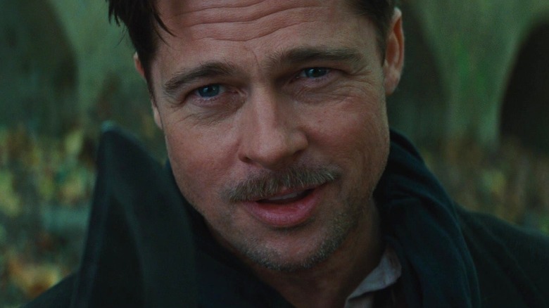 Brad Pitt as Aldo Raine speaking in Inglourious Basterds