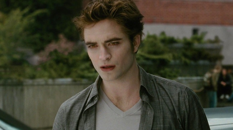 Robert Pattinson as Edward Cullen staring in The Twilight Saga: New Moon