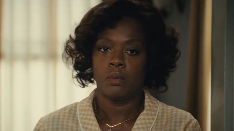 Viola Davis as Rose frowning in Fences